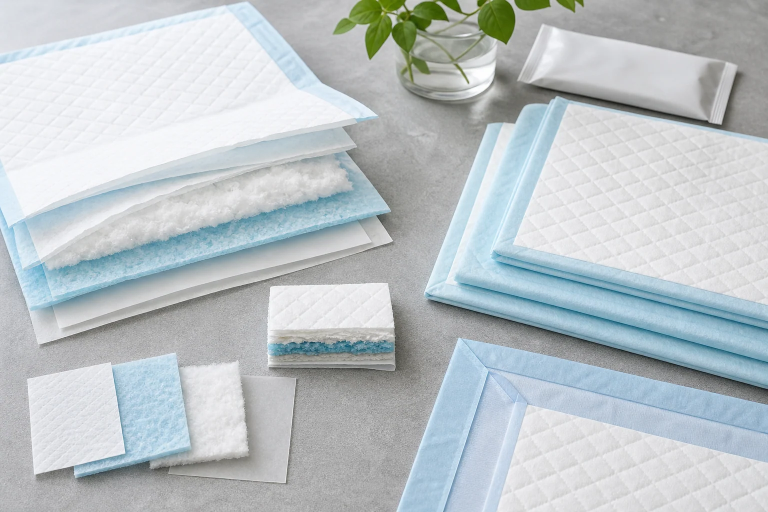 Adult Disposable Underpad Materials and Structure for OEM and private-label B2B buyers