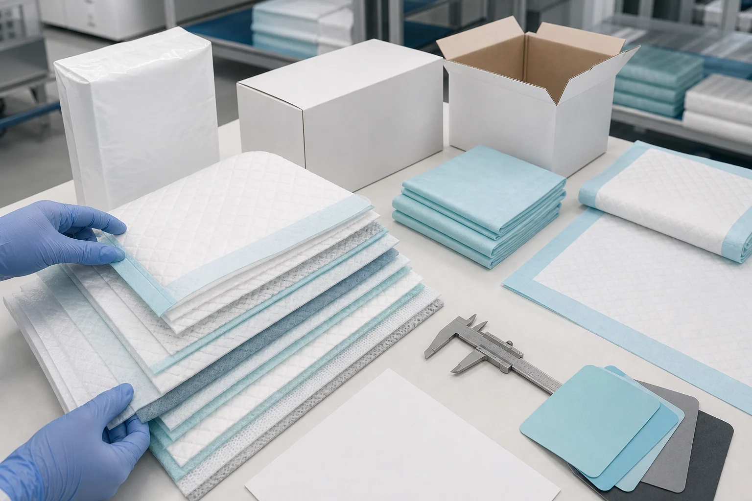 Adult Underpad Size, Weight and Pack Count Planning for OEM and private-label B2B buyers