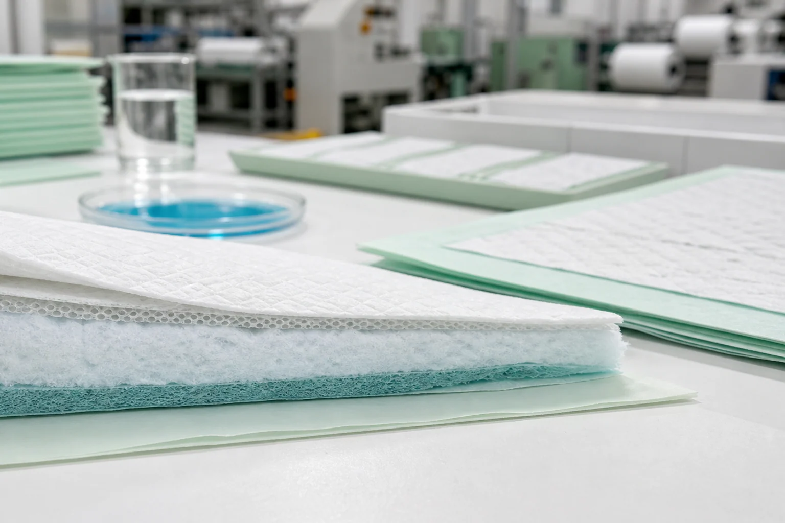 Five-Layer Puppy Pad Construction Explained for OEM and private-label B2B buyers