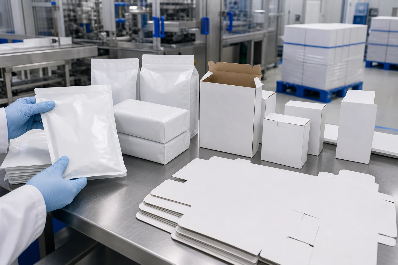 Private-label pet pad packaging prepared for artwork and production review