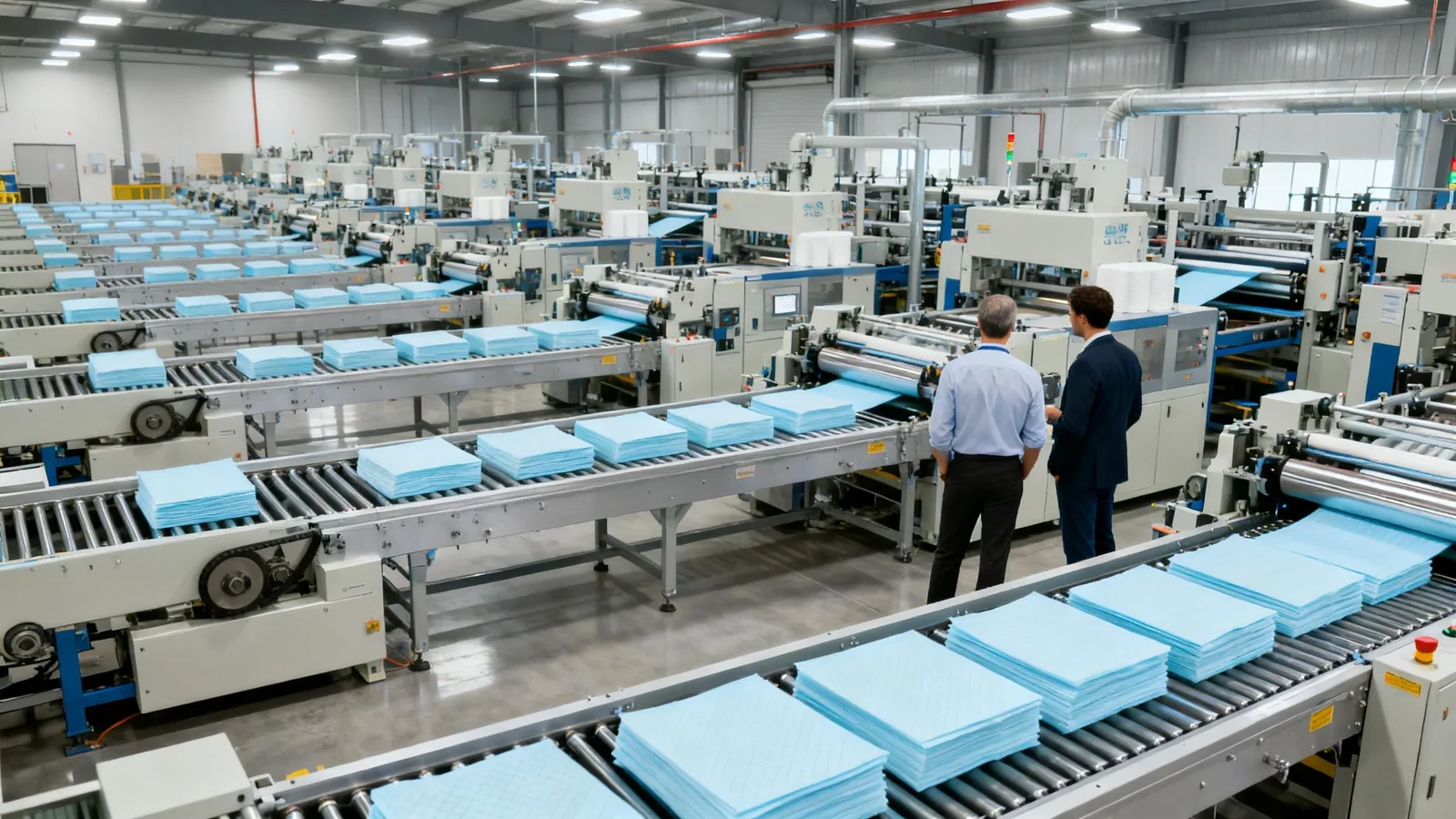 Production equipment and controlled line environment