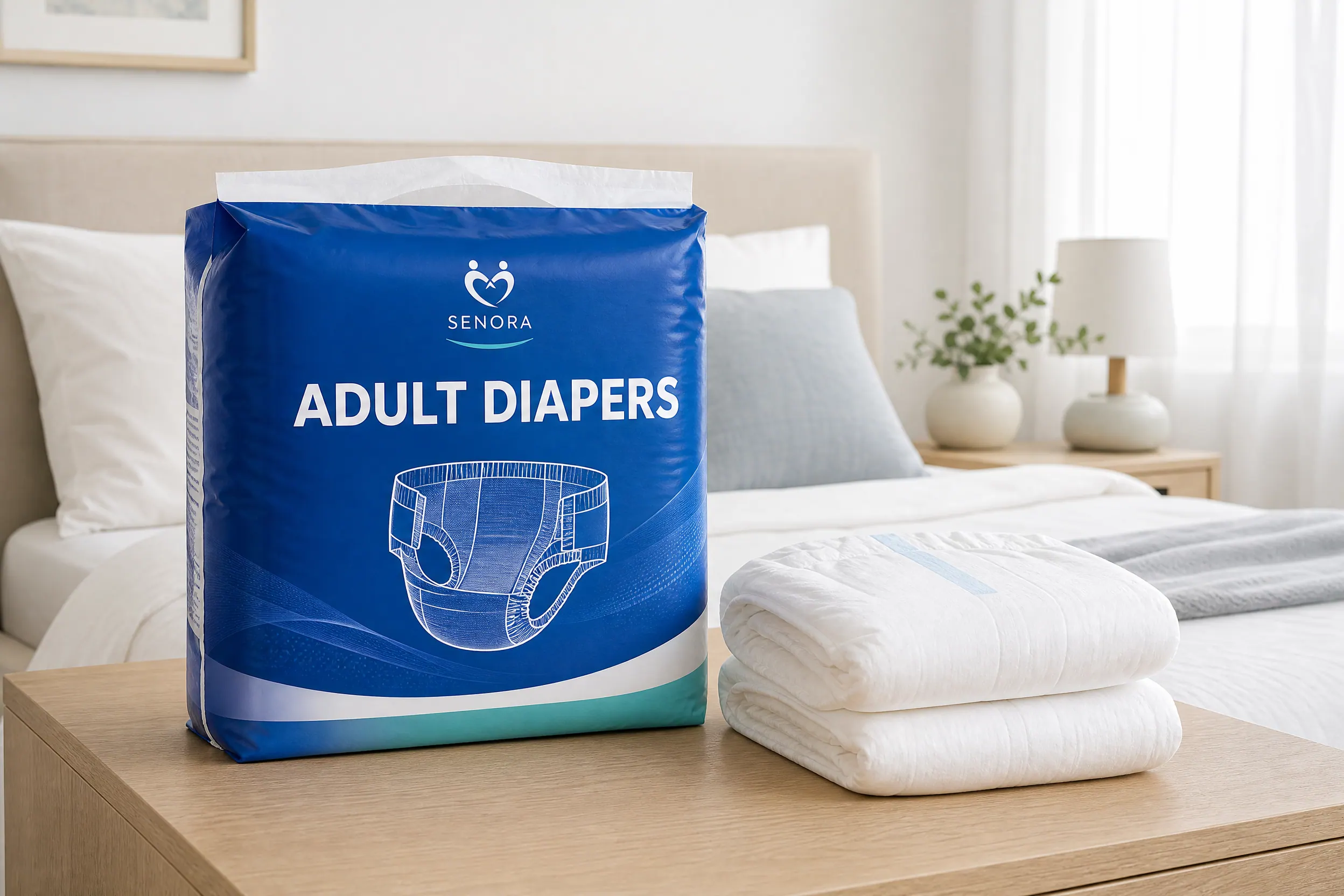 Adult diapers product presentation