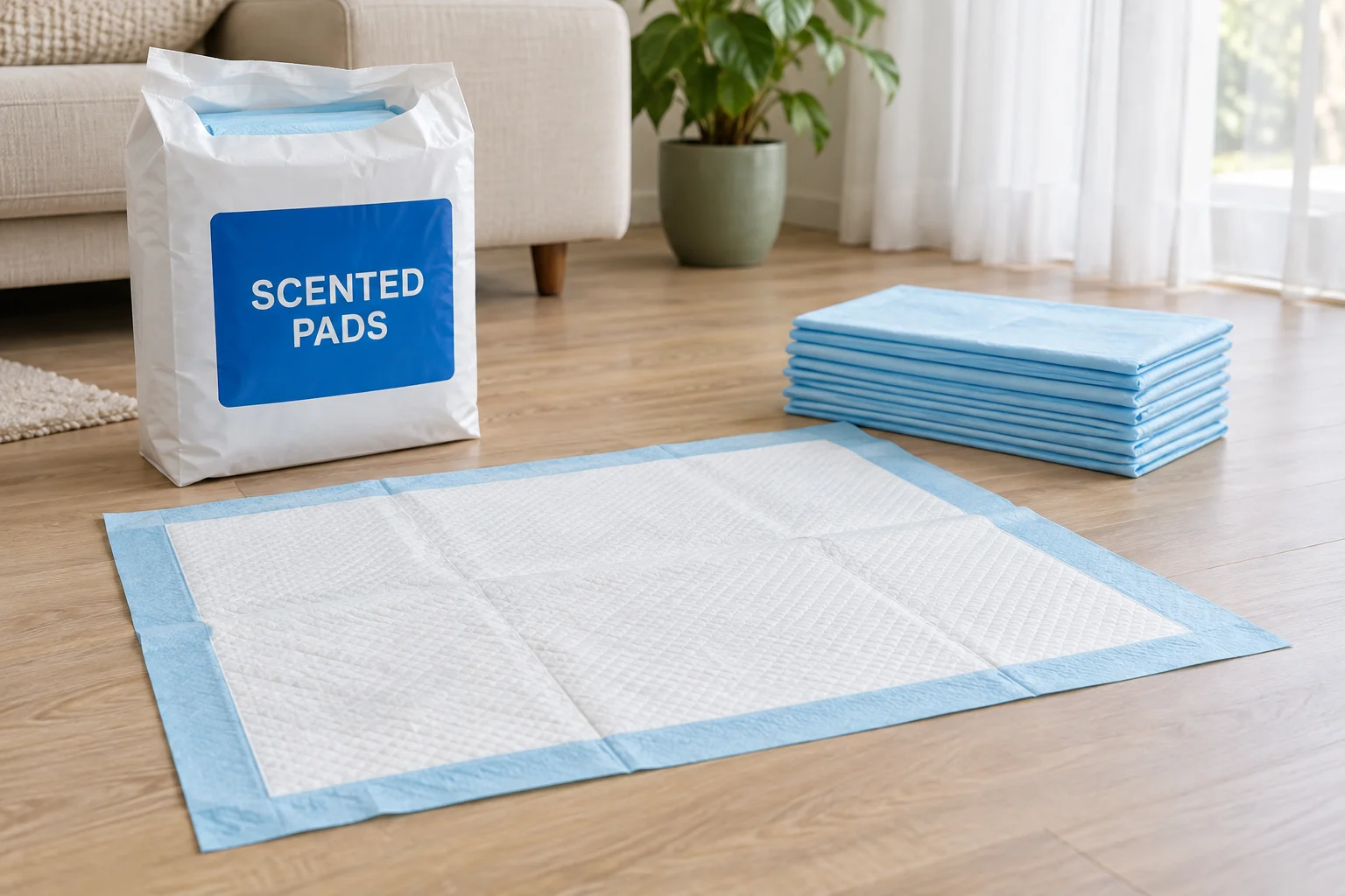 Fragrance pads product presentation