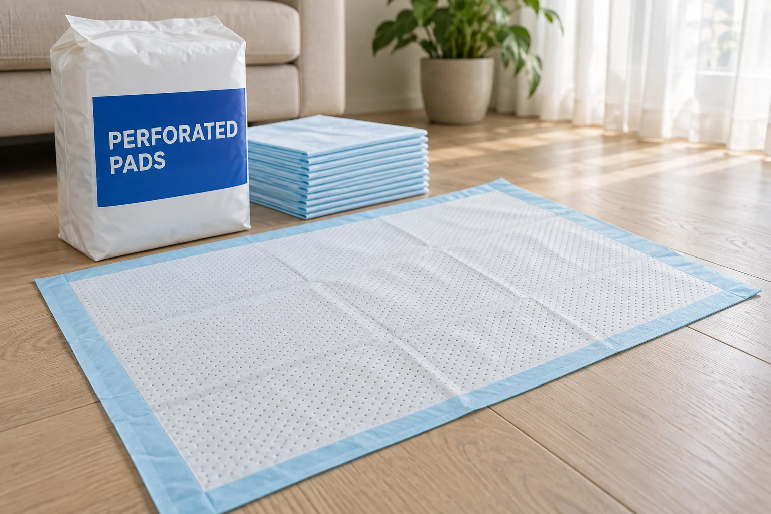 Perforated-film pads product presentation