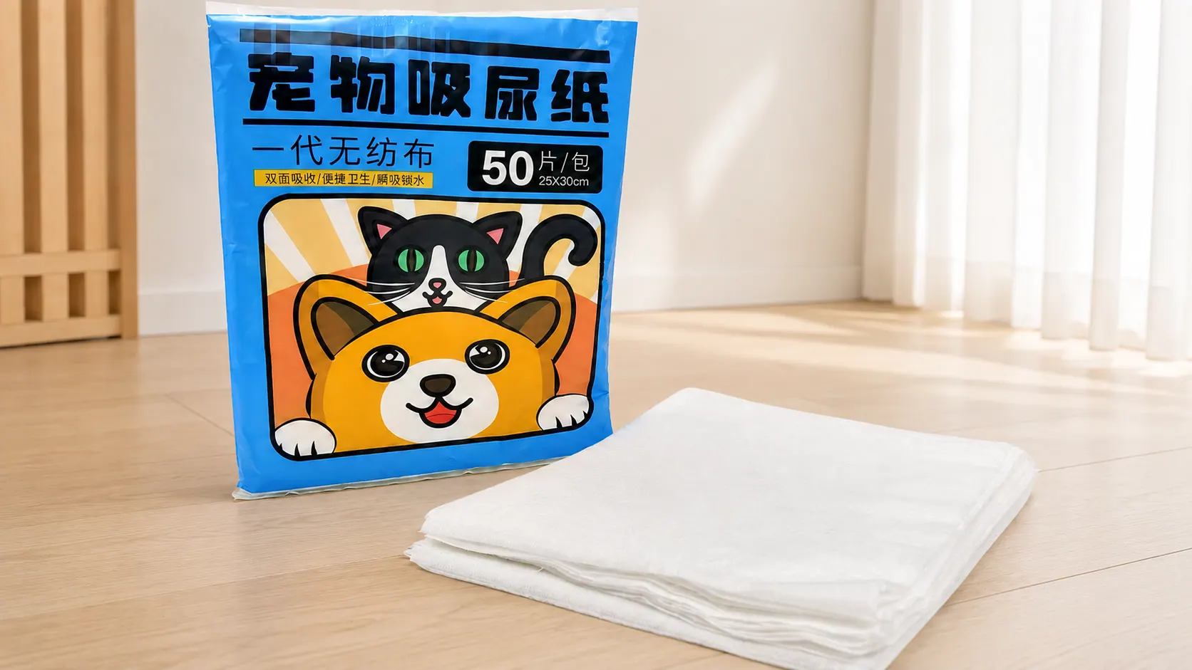 Pet absorbent paper range presentation