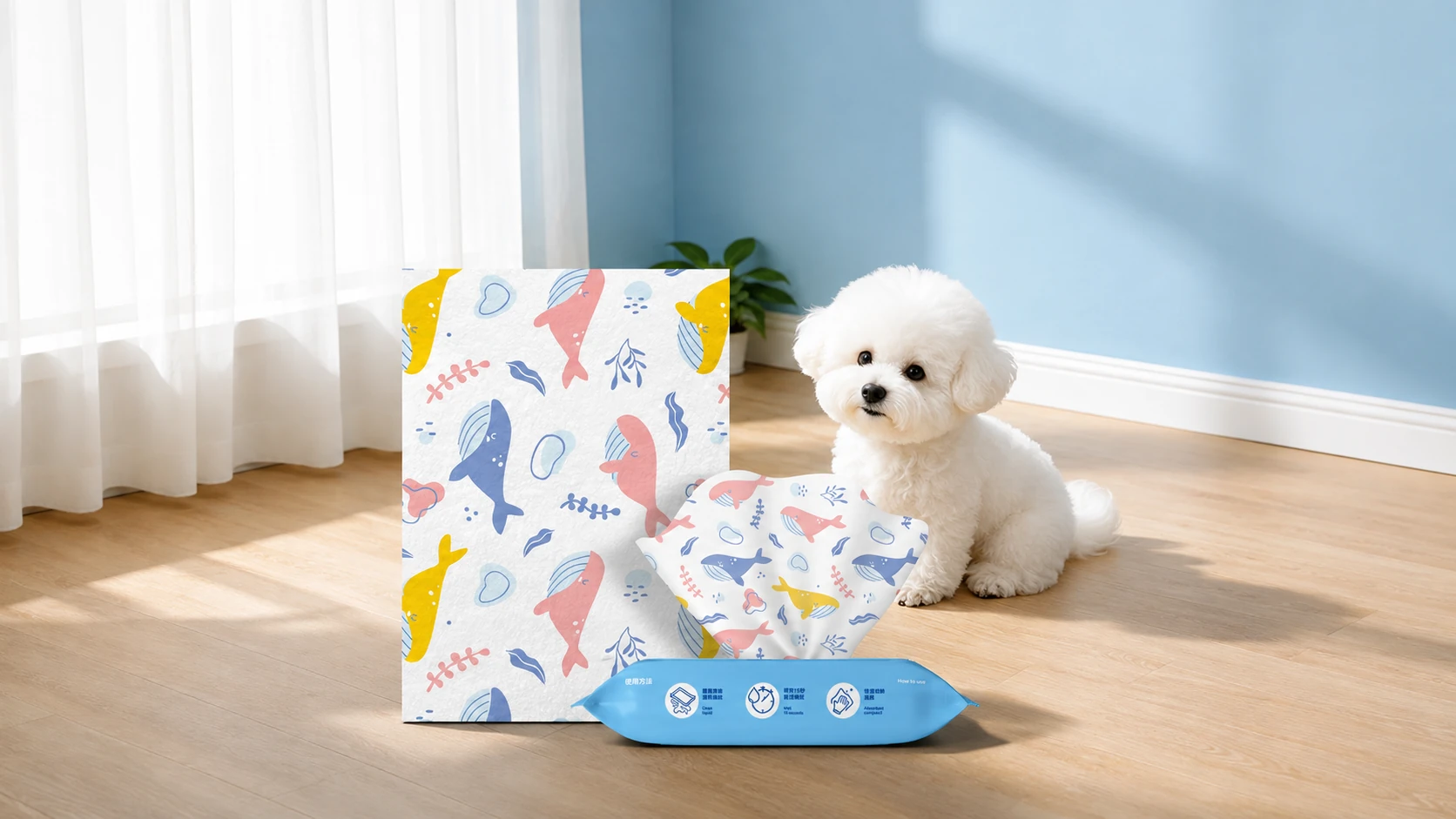Wet-strength paper sheets product presentation